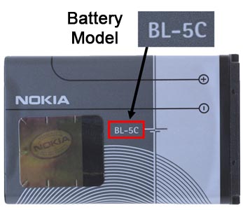 BL-5C Nokia batterij