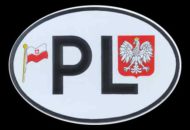 Poolse autosticker