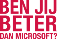 ben jij beter dan microsoft