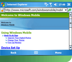 Microsoft explorer mobile