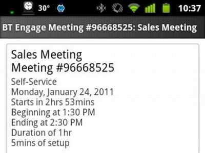 BT Engage Meeting Mobile