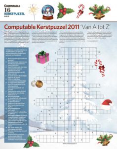 Computable Kerstpuzzel 2011