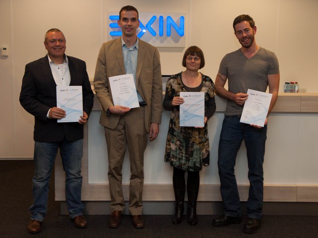 Uitreiking eerste e-CF-certificaten bij Exin