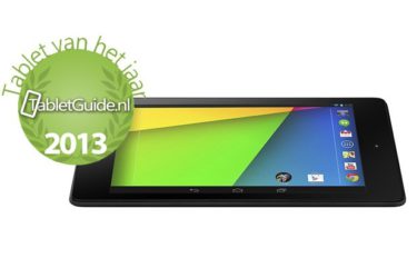 Tabletguide.nl-onderzoek 2013 winnaar Asus Goolgle Nexus 7