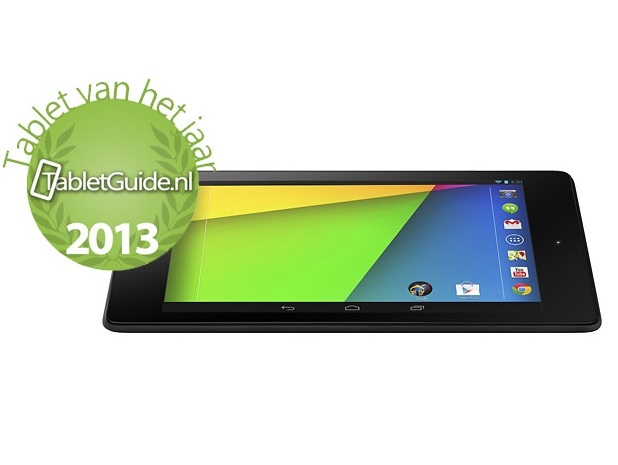 Tabletguide.nl-onderzoek 2013 winnaar Asus Goolgle Nexus 7