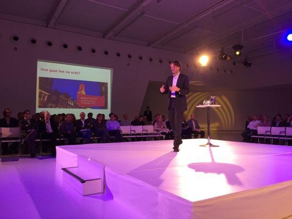 Maarten Schurink tijdens het G4 CIO congres Utrecht