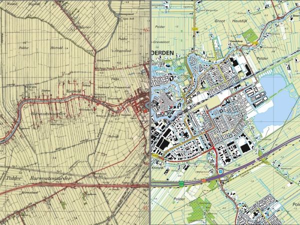 Op tijdreis in topografie via het ArcGIS-platform