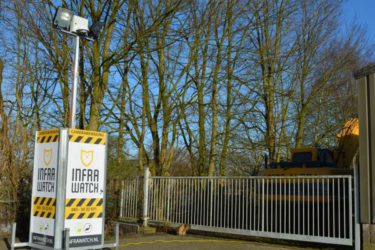 Infrawatch oplossing voor beveiliging bouwplaatsen en terreinen met Mobotix camera's