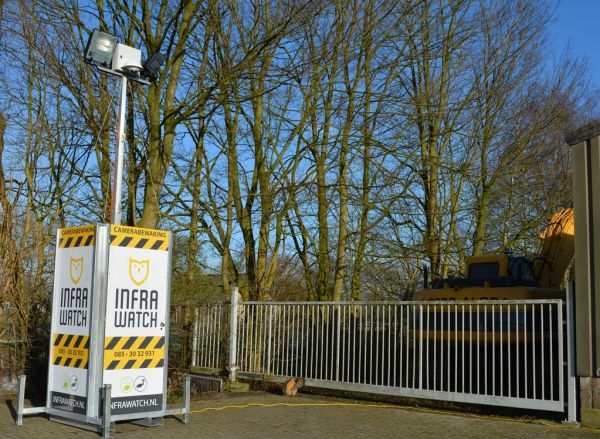 Infrawatch oplossing voor beveiliging bouwplaatsen en terreinen met Mobotix camera's