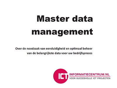 Master data management (MDM) uitgelegd in nieuw boekje