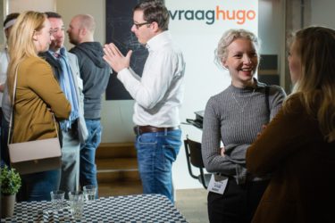 VraagHugo op the social conference