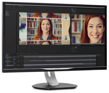Kleuren spatten het beeldscherm af met de nieuwe Philips 4K-monitor