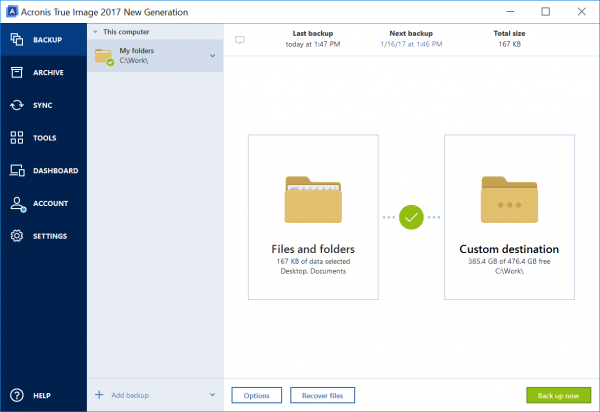 Acronis biedt True Image 2017 New Generation