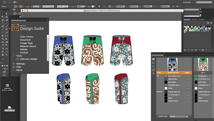 FlexPLM Design Module for Adobe Illustrator