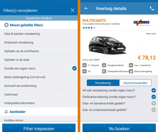 Happycar app meer duidelijkheid autohuurders