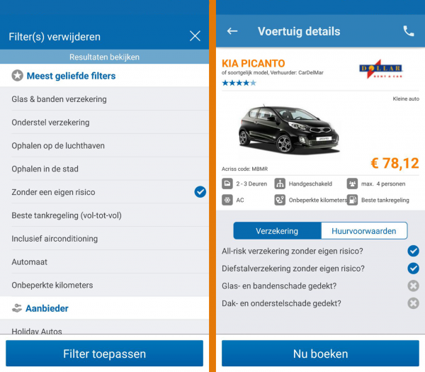 Happycar app meer duidelijkheid autohuurders