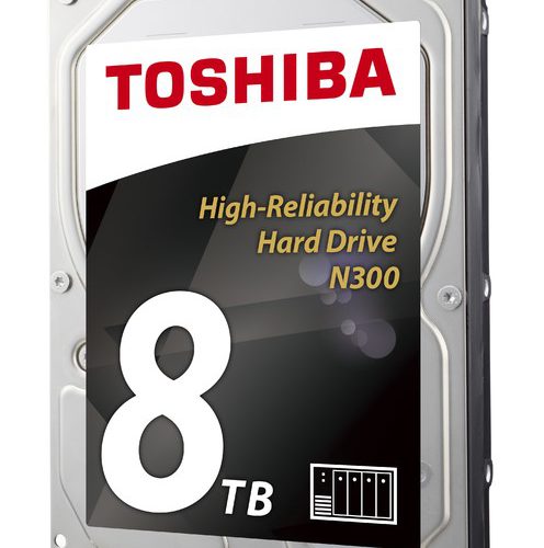 Toshiba verhoogt max.capaciteit N300 tot 8TB