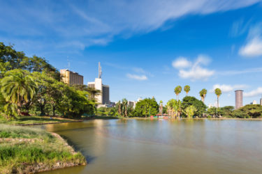 Nairobi, de hoofdstad van Kenia