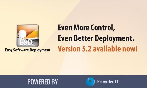 Lancering versie 5.2 Easy Software Deployment.