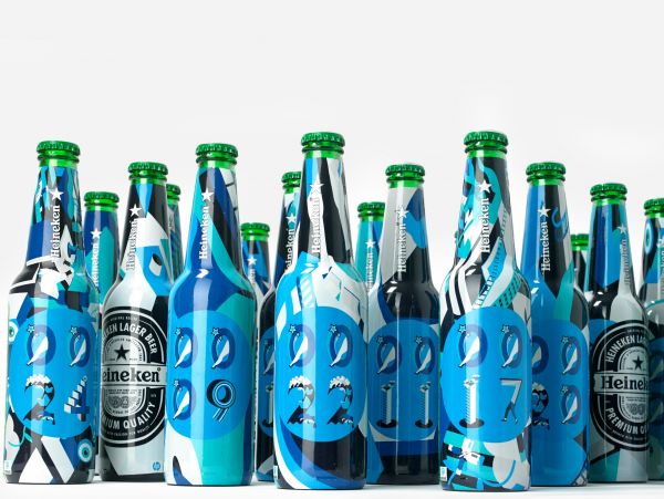 HP Heineken ontwerp printing design bier