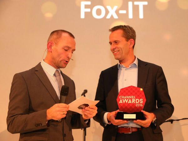 Channel Awards 2016, winnaar specialized reseller Fox-IT