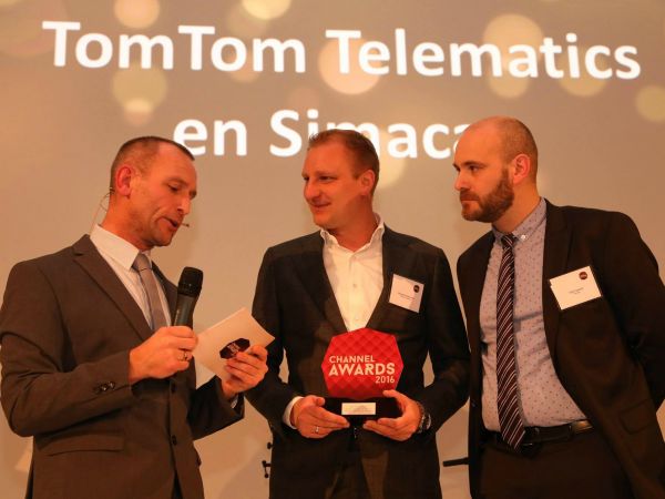 Channel Awards 2016, winnaar vertical market TomTom Telematics en Simacan