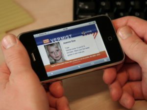 Amber Alert melding op iPhone