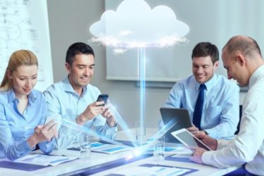 Cloud computing bedrijf samenwerken