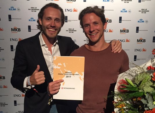 Wonderkind-ceo's Laurent Scholten en Lars Wetemans winnen Oranje Handelsmissiefonds