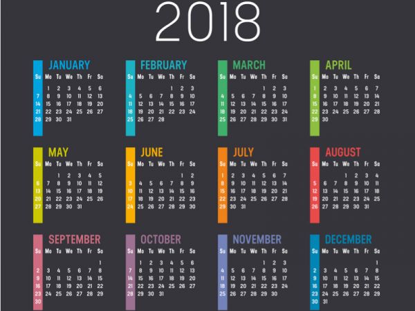 Kalender 2018