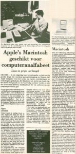 Apple's Macintosh geschikt voor computeranalfabeet