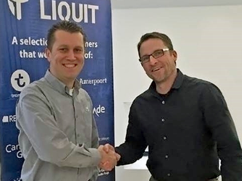 Roel van Bueren, Rovabu Software (links) en Peter Hermeling (Liquit)