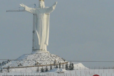 Jezus-beeld in Swiebodzin