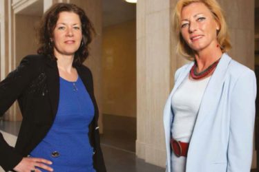 Sylvia Kok-de Vries en Irma Walraven