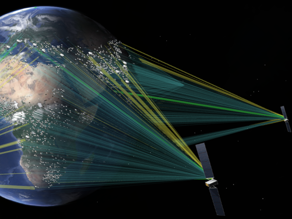 satelliet verbinding cloud