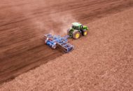Boer tractor graan