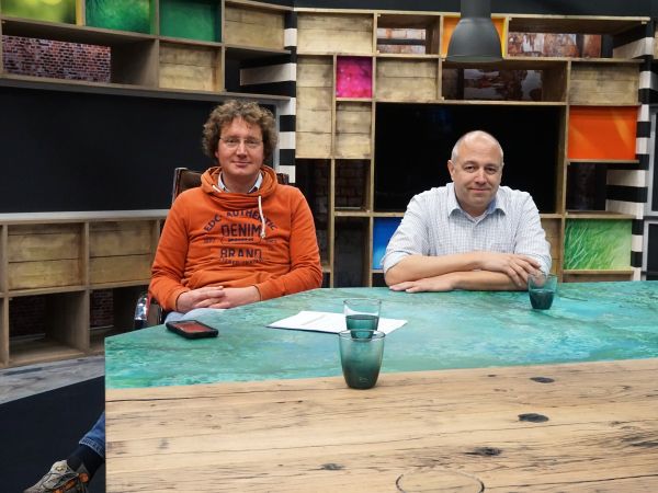 Dennis Seuren en Joost van Voorst van Beest RTV Utrecht