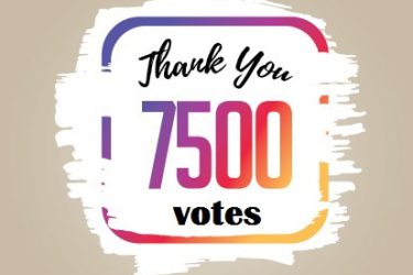 7500 votes stemmen