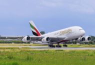 Emirates airlines vliegtuig