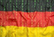 Duitse vlag met binaire code