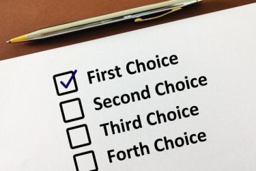 Eerste keus keuze first choice