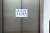 Kapot storing out of order buiten werking