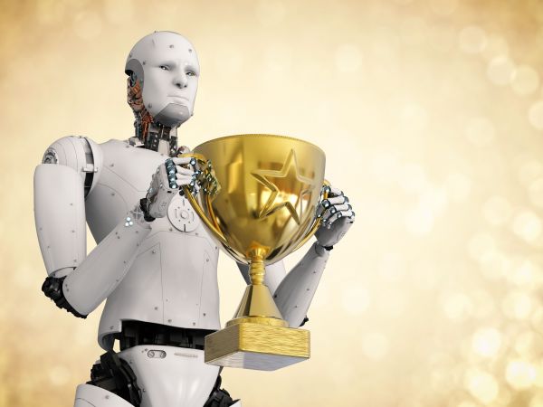 AI Award prijs beker robot winnen
