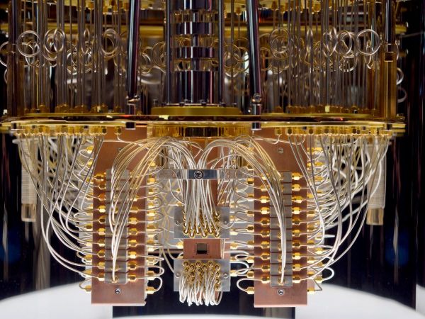 Foto van quantumsysteem IBM