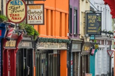 horeca, winkelstraat, Ierland, Limerick, pub, restaurant, hotel