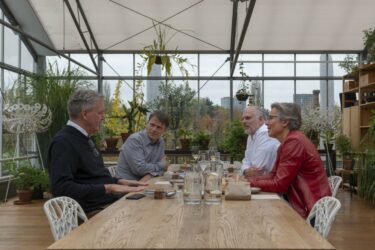 Henry van de Ven, Sander van der Meijs, Pierre Bankras en Marieke Fieten