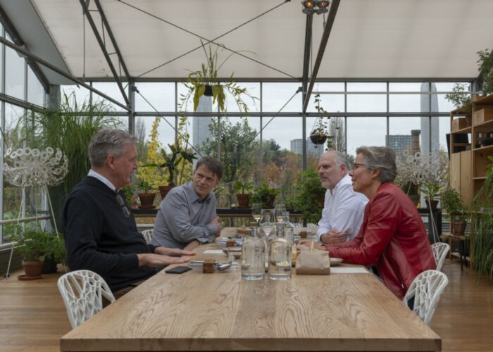 Henry van de Ven, Sander van der Meijs, Pierre Bankras en Marieke Fieten