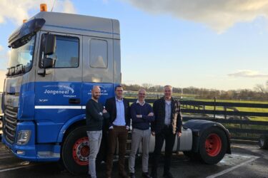 V.l.n.r. Ruud Jongeneel, Reinder Stolte, Jan van der Nagel en Anton Dijkhuis