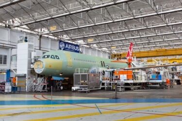 Airbus, vliegtuig, fabriek, Toulouse