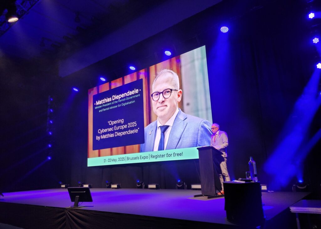 Vlaams minister-president Diependaele opende Cybersec Europe